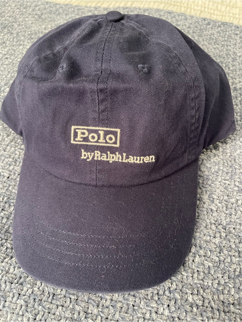 Polo by Ralph Lauren Logo-Embroidered Twill Ball Cap- Newport Navy - Picture 4 of 11